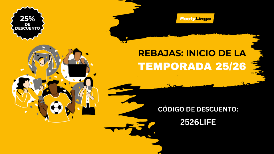 FootyLingo Rebajas de inicio de la temporada 2025-26