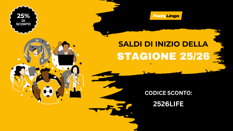 Saldi Inizio della stagione 25/26